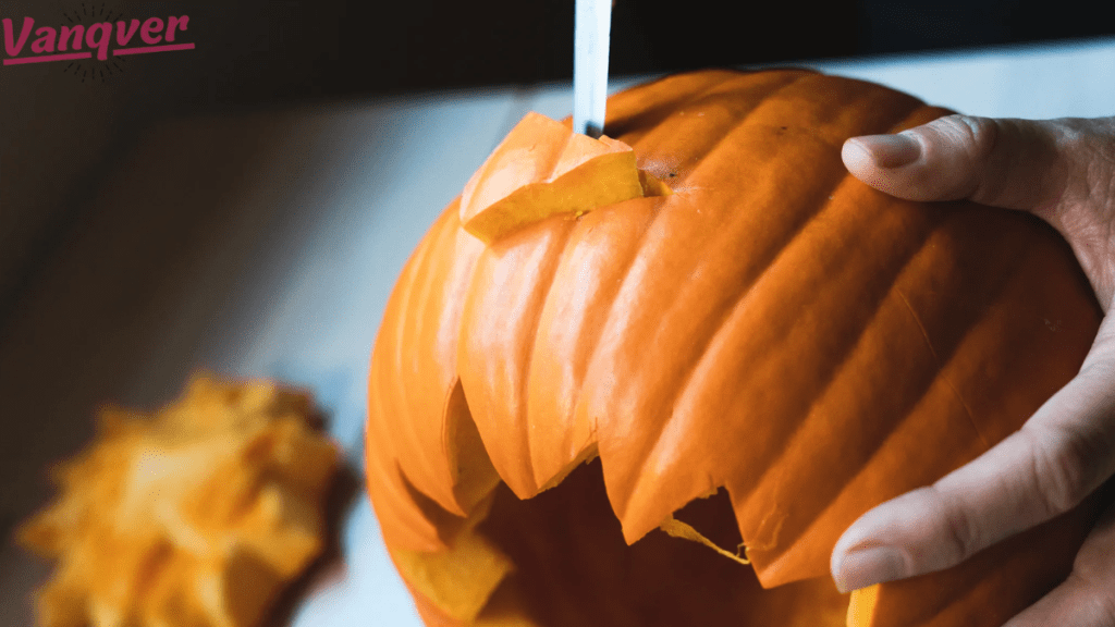 cut out of a pumpkin