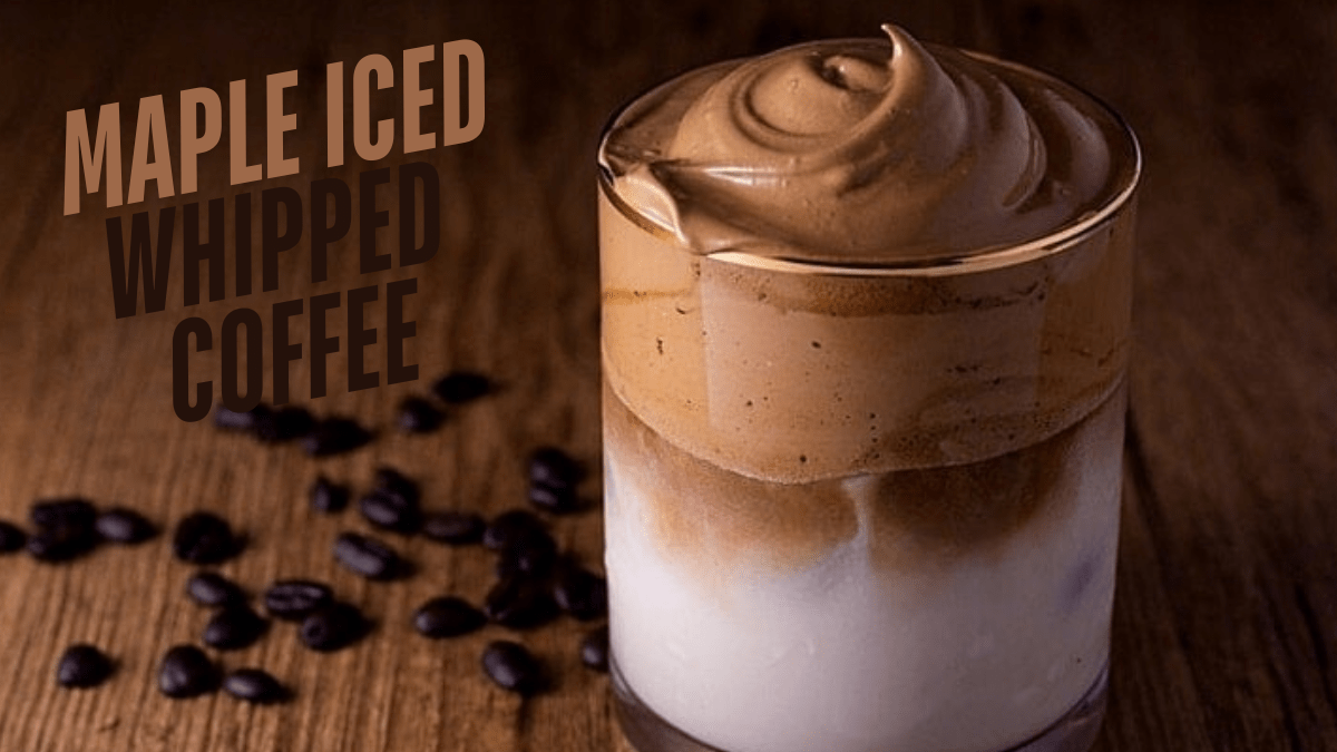 Delicious Whipped Maple Iced Coffee: Easy Dalgona Delight